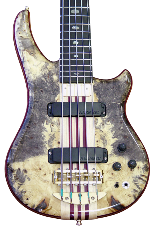 Essence bass in Buckeye Burl