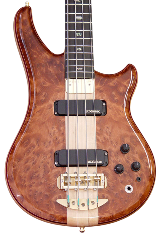 Essence bass in Burl Redwood