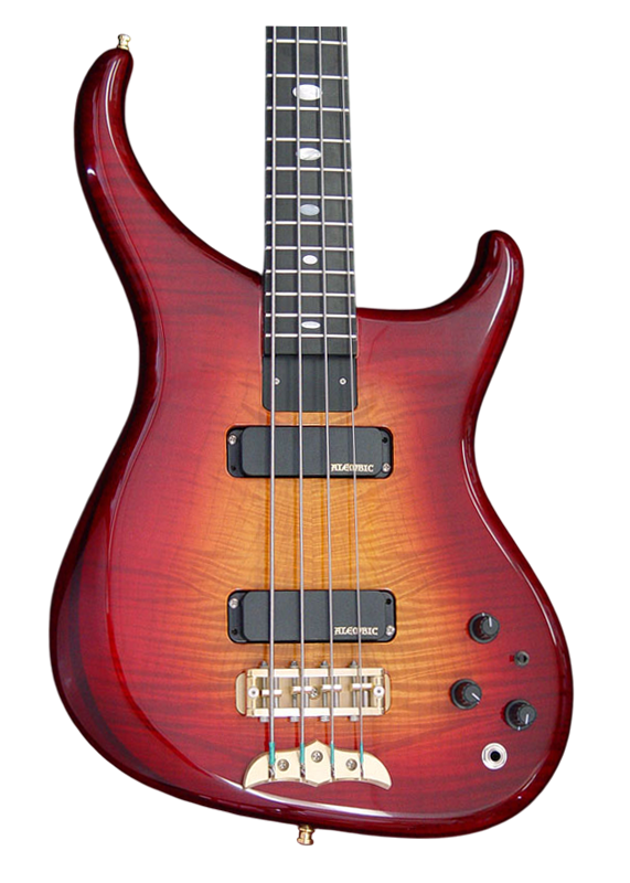 Orion bass in Cherry Sunburst