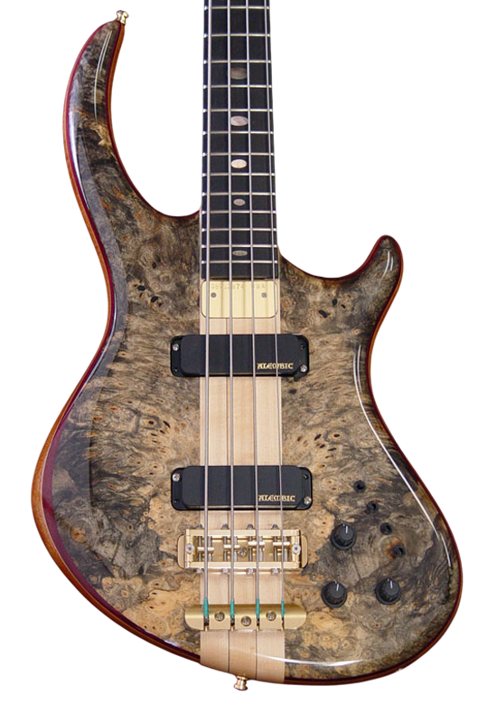 Rogue bass in Dark Buckeye Burl