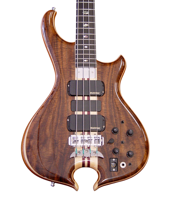 Series I bass in Flame Walnut