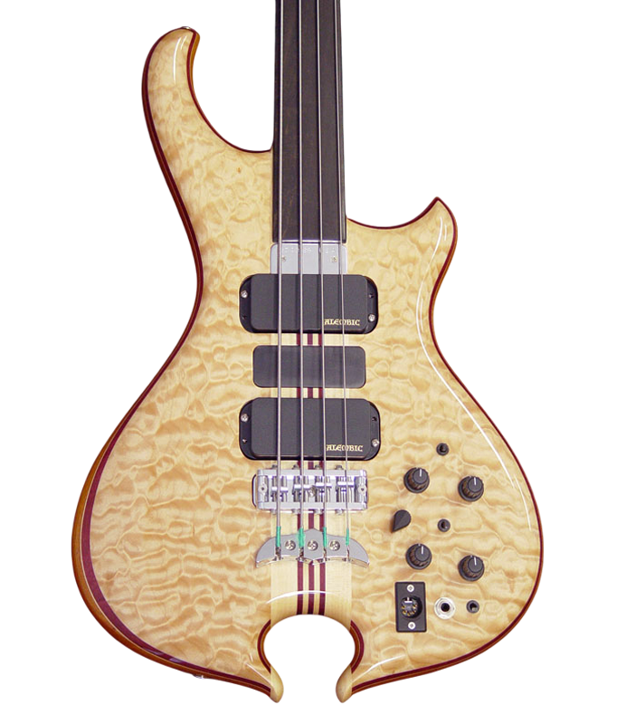 Series I bass in 5A Quilted Maple