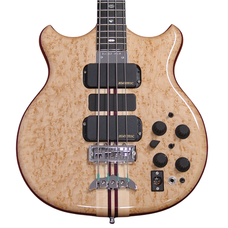 Series I bass in Bird's-eye Maple