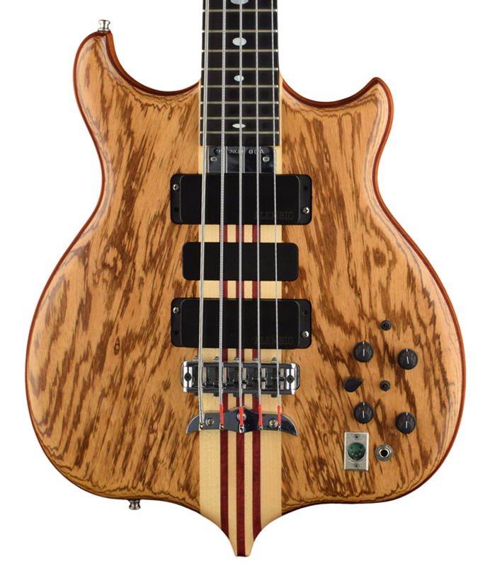 Series I bass in Zebrawood