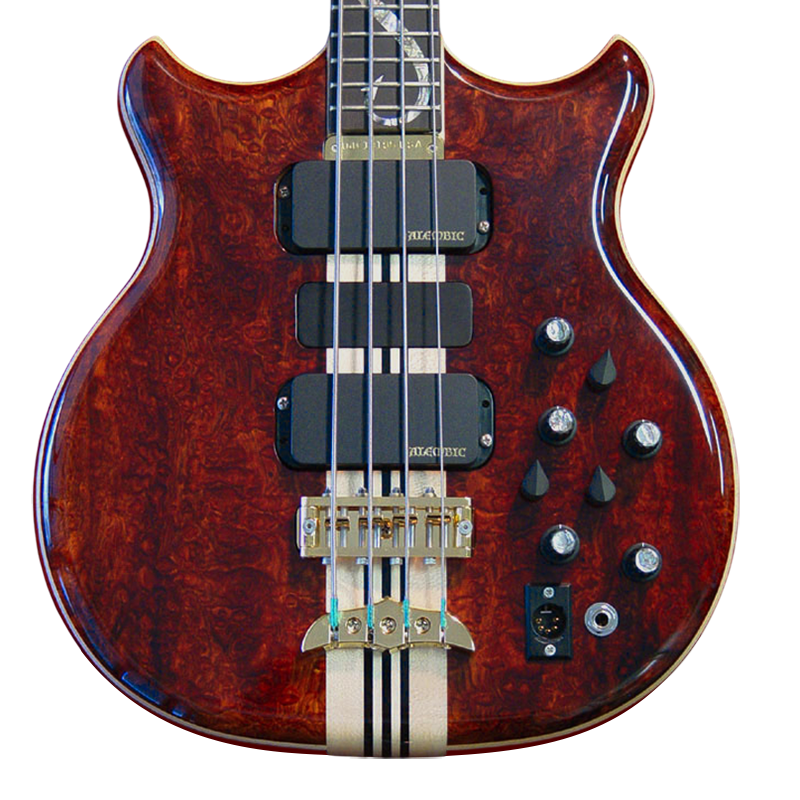 Series II bass in Quilted Cocobolo