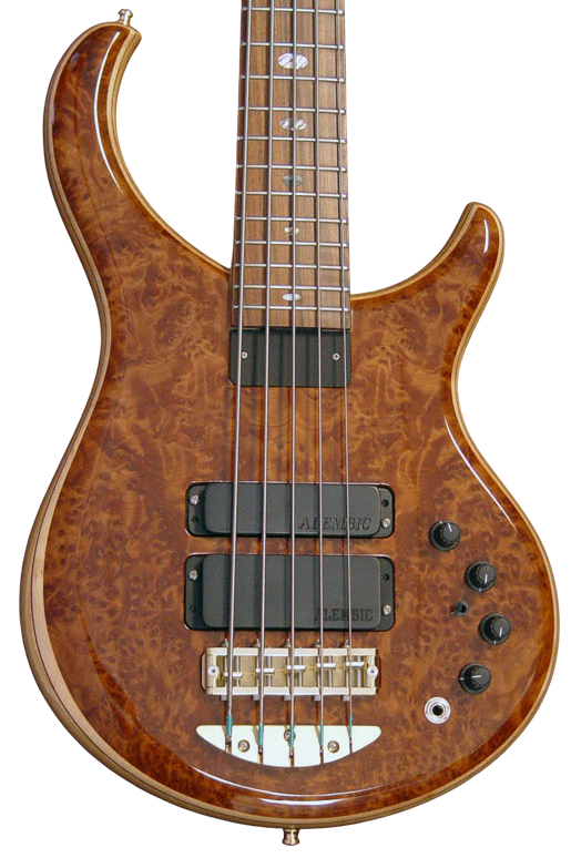 Excel bass in Burl Redwood