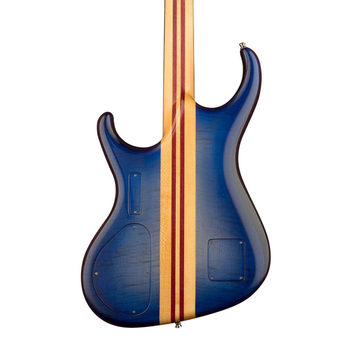 Europa in Flame Maple with moonburst and wooden covers