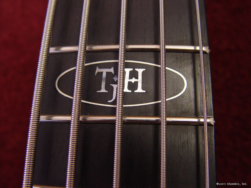 TJH inlay in mother of pearl and silver