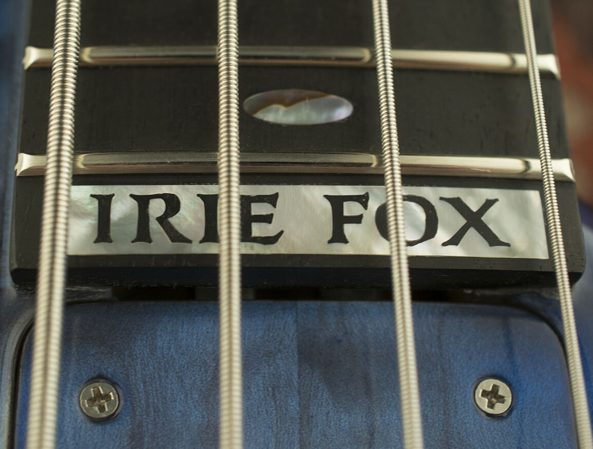 Irie Fox nameplate inlay