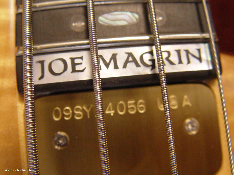 Joe Magrin nameplate inlay