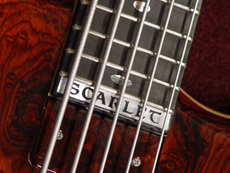 Scarlet nameplate inlay