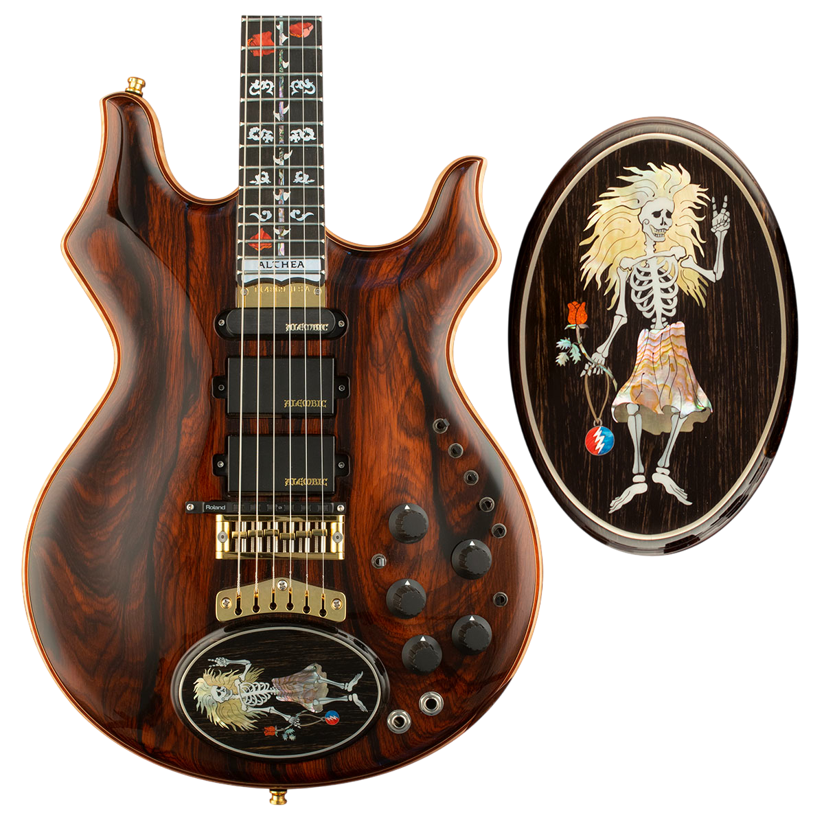 Cocobolo Tribute with Anabelle medallion inlay