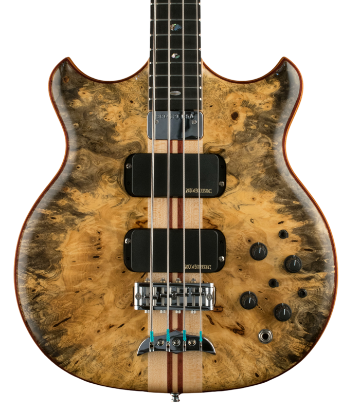 Stanley Clarke Deluxe 2 Tone Buckeye Burl